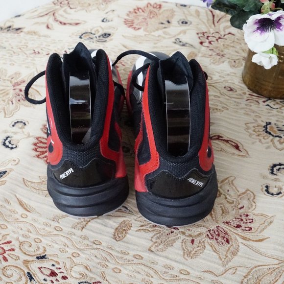 MEN'S NIKE PRIME HYPE DF Black Red White sz 8 EUC - Picture 8 of 8